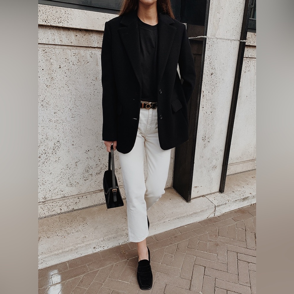 & Other Stories Oversized Wool Blazer